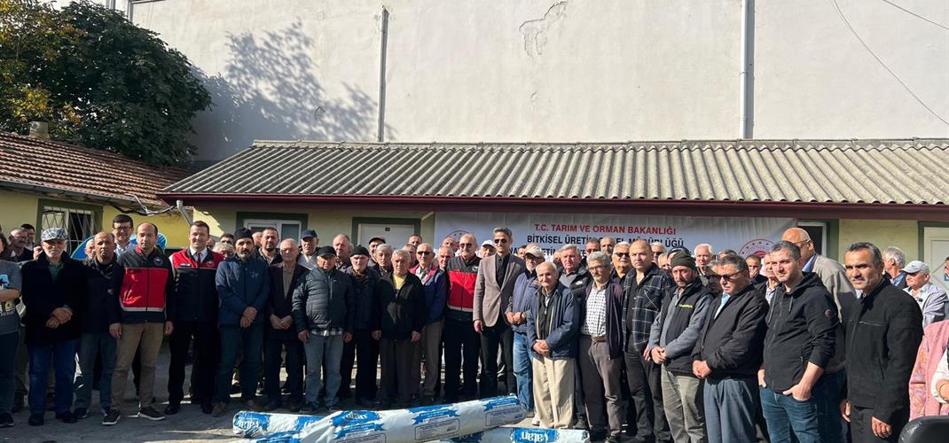 Sera Örtüsü Dağıtım Töreni Çaycuma'da Gerçekleştirildi