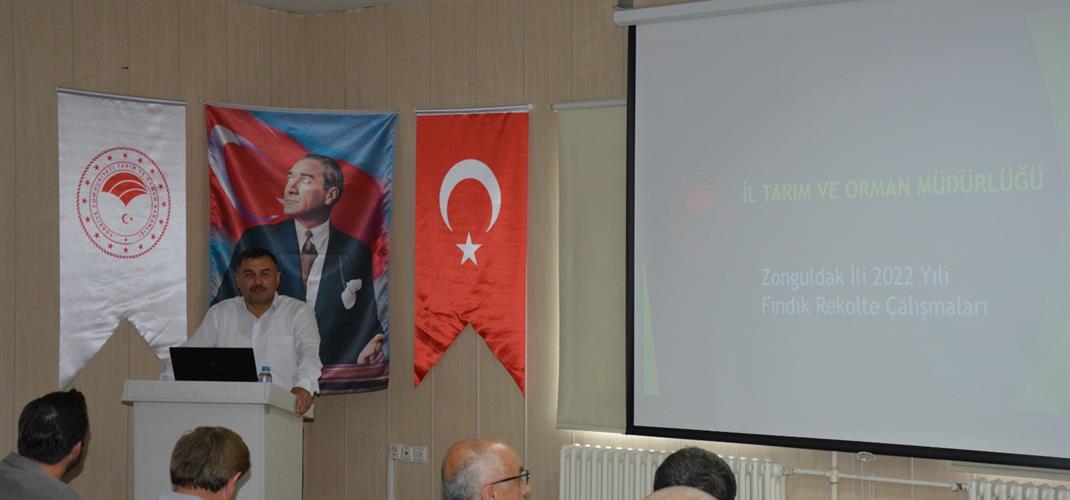 Zonguldak İli Fındık Rekoltesi İle İlgili Toplantı Düzenlendi