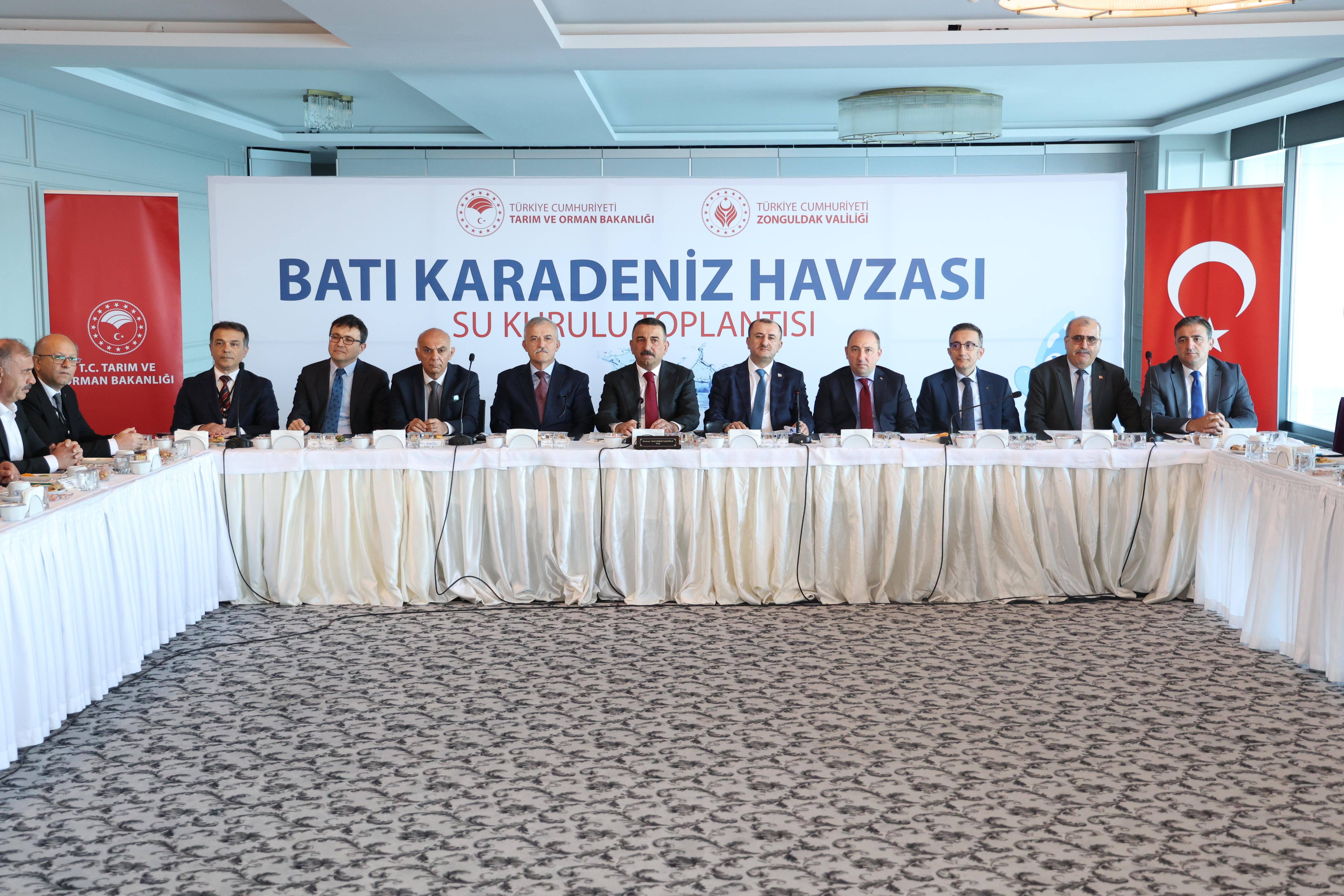 Batı Karadeniz Havzası Su Kurulu Toplantısı Yapıldı