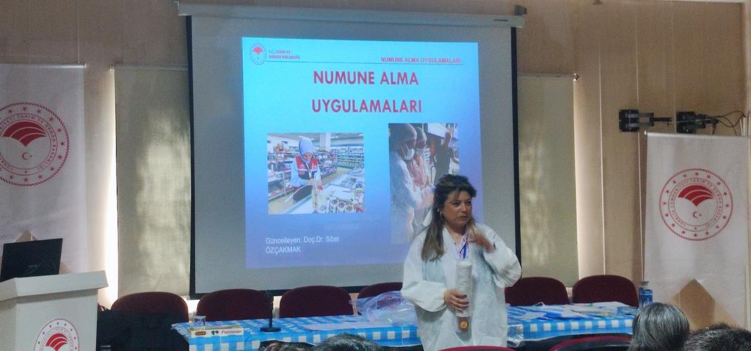 NUMUNE ALMA EĞİTİMİ GERÇEKLEŞTİRİLDİ